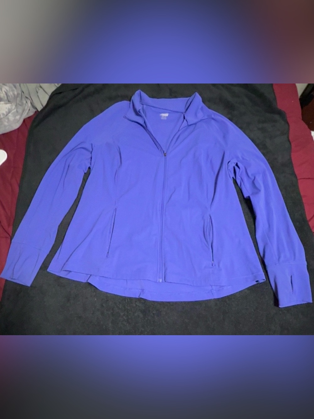 Avia Deep Purple Athletic Zip Jacket